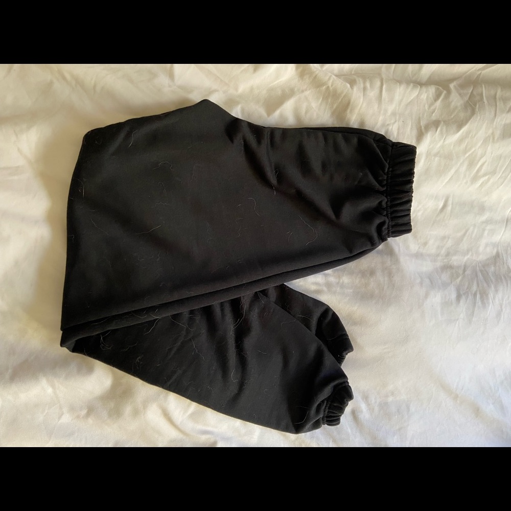 Black joggers